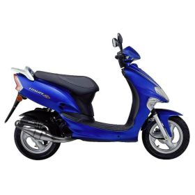 Vollständiges LeoVince Hand Made TT Schwarzes Auspuffsystem genehmigt KYMCO VITALITY 50