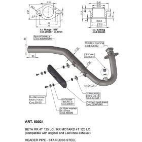 LeoVince Auspuff-Sammler-Kit 80031