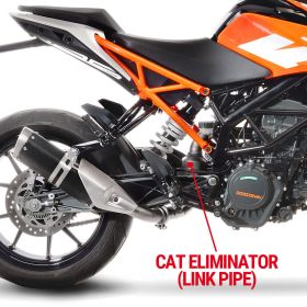 LeoVince 8086 Katalysator Eliminator Anschluss