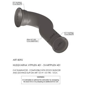 LeoVince 8092 Katalysator-Abbauanschluss