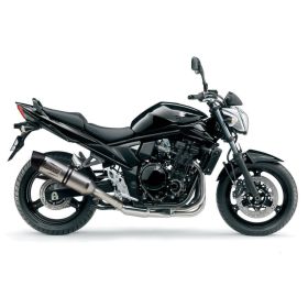 LeoVince LV One Evo Edelstahl Slip-On Auspuff genehmigt für SUZUKI GSF 650 BANDIT/S