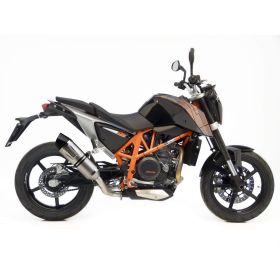 Marmitta slip-on LeoVince LV One Evo acciaio inox omologata per KTM 690 DUKER
