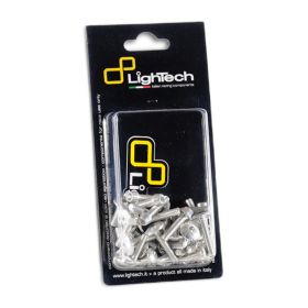 Kit viti motore Lightech silver compatibile con Kawasaki ninja300