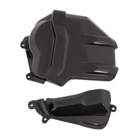Copertura motore in carbonio opaco Lightech per Ducati panigalev4