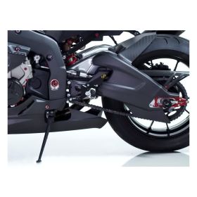 Pedane regolabili con poggiapiedi snodati Lightech per BMW S1000r e S1000rr