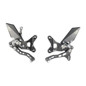 Pedane poggiapiedi snodati Lightech per Kawasaki zx10r