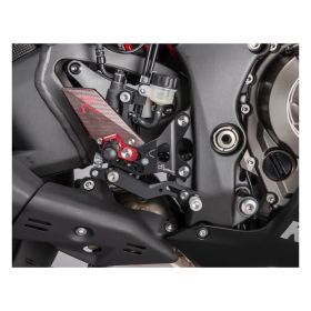 Pedane poggiapiedi snodati Lightech per Kawasaki zx10r