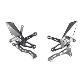 Pedane poggiapiedi fissi Lightech per Kawasaki zx10r
