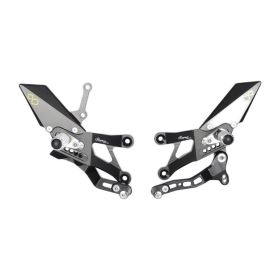 Pedane poggiapiedi snodati Lightech per Yamaha r3