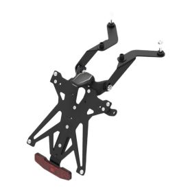 Kit portatarga regolabile Lightech A3 con luce targa e catadiottro