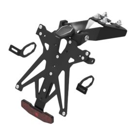 Kit portatarga regolabile Lightech B3 con luce targa e catadiottro
