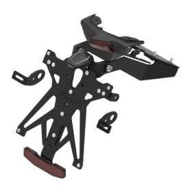 Kit portatarga regolabile Lightech A3 con luce targa e catadiottro
