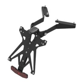 Kit portatarga regolabile Lightech A3 con luce targa e catadiottro