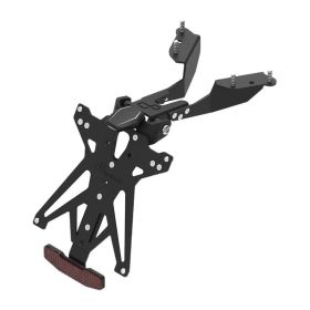 Lightech A1 adjustable license plate holder kit with plate light and reflector