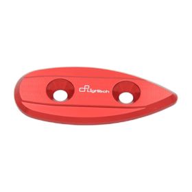 Coppia tappi sede specchio Lightech rosso per Yamaha r1