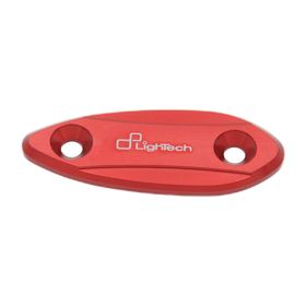 Coppia tappi sede specchio Lightech rosso per Kawasaki zx6r