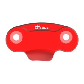 Coppia tappi sede specchio Lightech rosso per Kawasaki zx10r