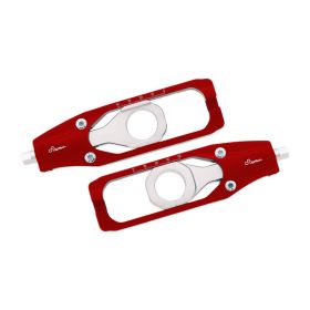 Tenditori catena Lightech colore rosso per APRILIA rsv4