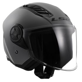 Casco Jet LS2 OF616 AIRFLOW II Solid Grigio Nardo Lucido