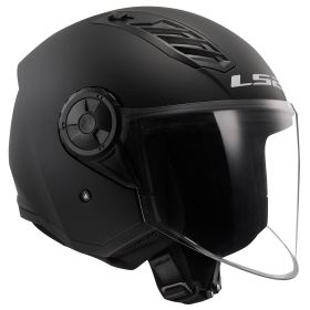 Jet Helm LS2 OF616 AIRFLOW II Solid Mattschwarz