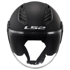 Jet Helm LS2 OF616 AIRFLOW II Solid Mattschwarz