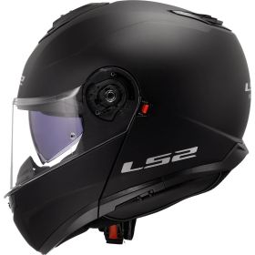 Casco Modulare LS2 FF908 STROBE II Solid Nero Opaco