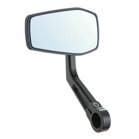 LSL Spiegel aus eloxiertem schwarzem Aluminium 117x66 mm ohne europäische Zertifizierung
