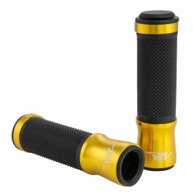 LSL Handlebars 22/24 mm anodized gold aluminum handlebar end opening