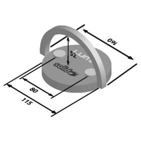 ANCORAGGIO PAVIMENTO LUMA ANCHOR EVO