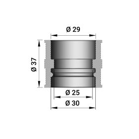 Manicotto Malossi per carburatori PHBL 20-25 B