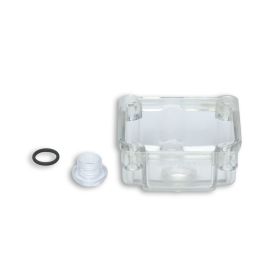 Bol transparent du carburateur Malossi PHBG 15/17.5/19/21 avec inspection