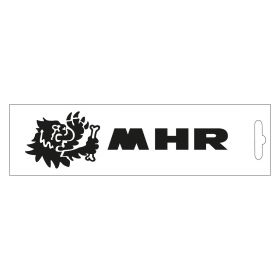 Malossi MHR schwarzer Aufkleber Länge 13 cm