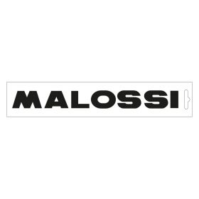 Malossi schwarzer Aufkleber Länge 14 cm