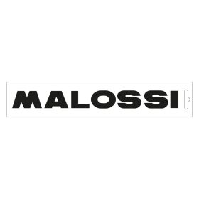 Adesivo Malossi nero lunghezza 14 cm