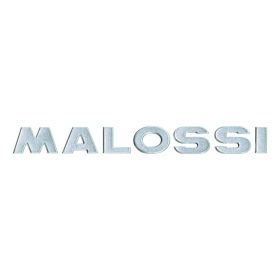 Malossi 3D Silber Aufkleber Länge 21 cm