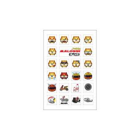 Cartella di mini adesivi Malossi EMOJI dimensioni 11,5x16,8 cm