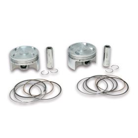 Pistons Malossi 4T D 66 axe 15 3 segments rectangulaires cylindre d'origine