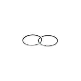 Coppia fasce elastiche Malossi D 45,9x1,5 rettangolari cromate