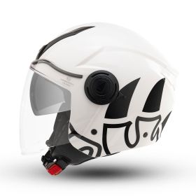 Casco Jet Malossi Bianco Lucido