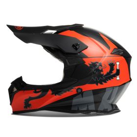 Casco Motocross Malossi HM2 Nero Rosso