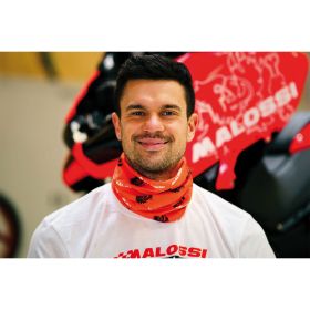 Scaldacollo moto Malossi arancio