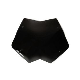 Malossi MHR SCREEN dark smoke windshield 46x28 cm