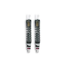 Pair of Malossi TWINS rear shock absorbers 345 mm interaxial distance