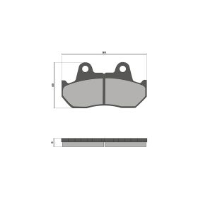 Malossi BRAKE PADS Bremsbeläge