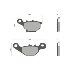 Malossi BRAKE PADS Bremsbeläge