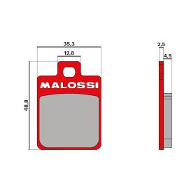 Malossi BRAKE PADS MHR Bremsbeläge
