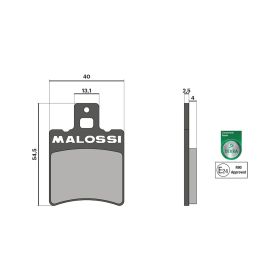 Malossi BRAKE PADS Homologierte Bremsbeläge