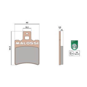 Malossi BRAKE PADS MHR SYNT Homologierte Bremsbeläge