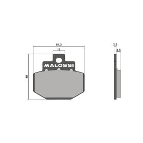 Malossi BRAKE PADS Bremsbeläge