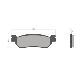 Malossi BRAKE PADS Bremsbeläge